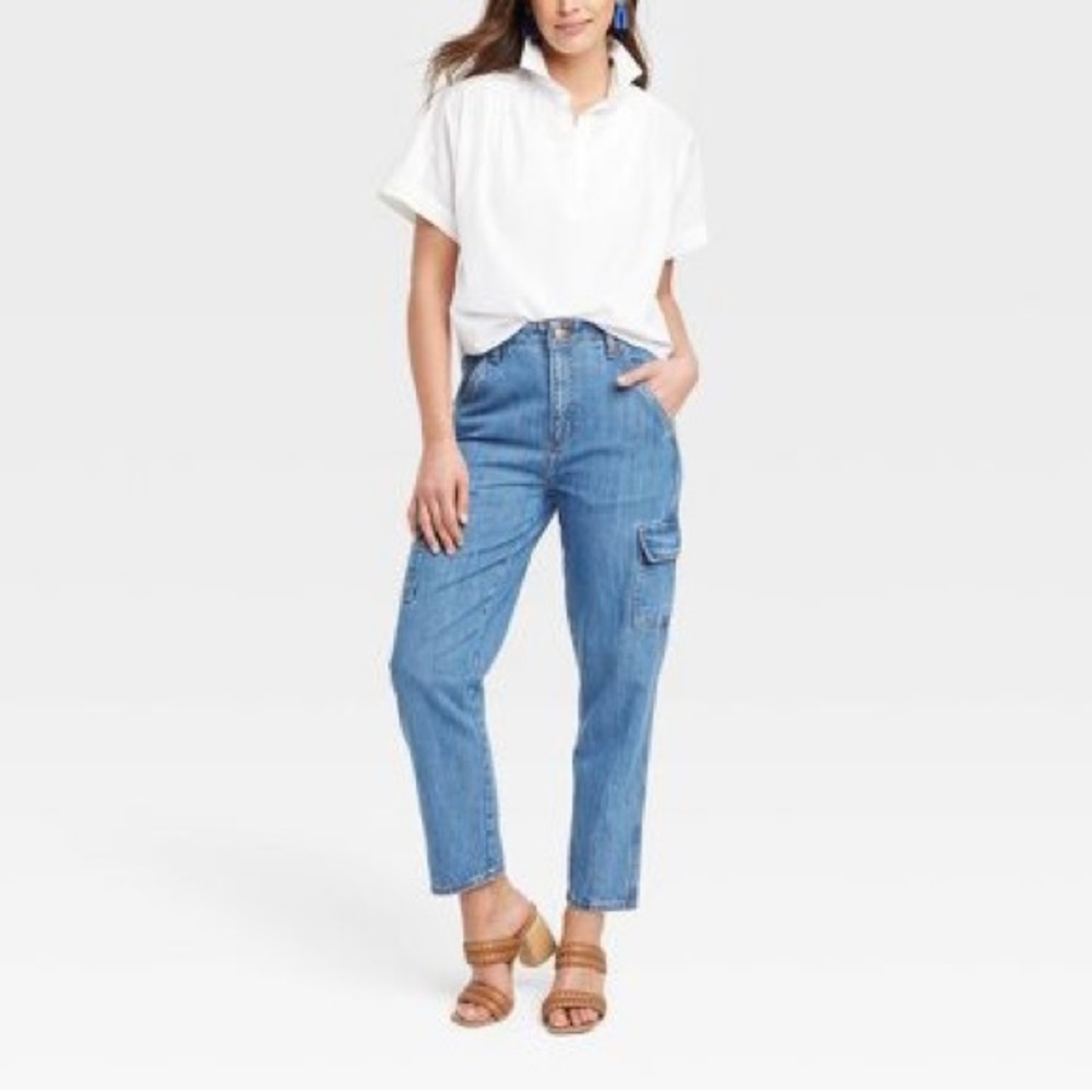 Universal Thread™ Mid-Rise Boyfriend Jeans - Medium Wash